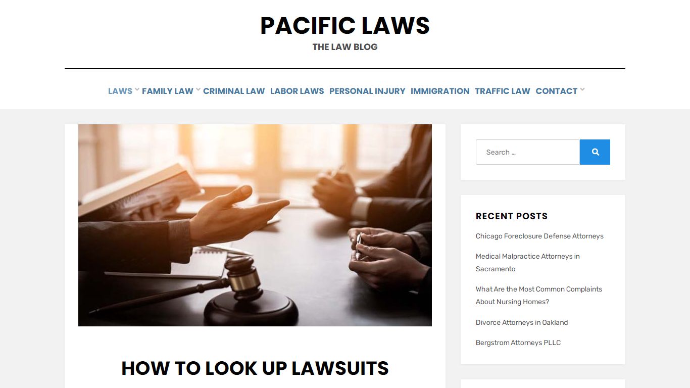 How to Look up Lawsuits Against a Company. - Pacific Laws